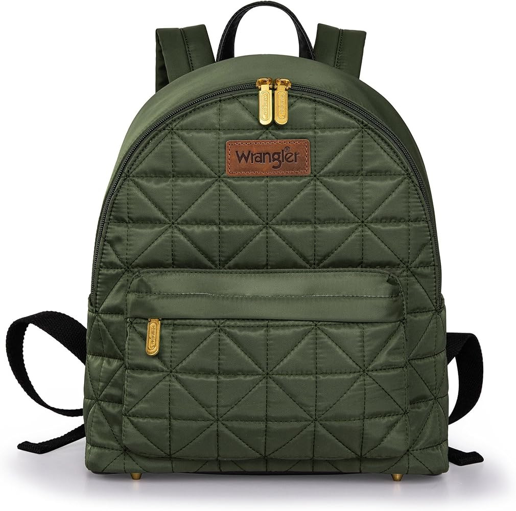 Montana West × Wrangler Backpack Purse for Women Quilted Backpack for Casual | Amazon (US)