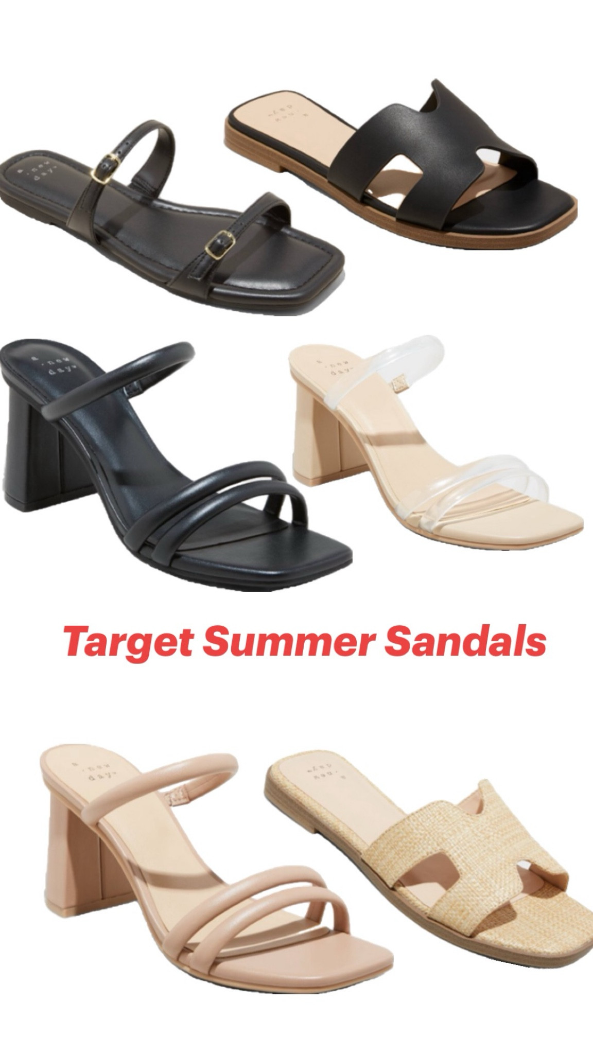 Summer target sandals. Usually a 7 but had to size down on all for 6.5

Shoes, heels, sandals, summer strappy, date night, black, tan, nude, target run, itgirl 

#LTKStyleTip #LTKFindsUnder50 #LTKSummerSales