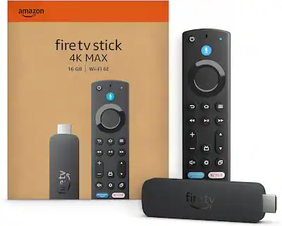 Amazon - Fire TV Stick 4K Max streaming device, Wi-Fi 6E, Ambient Experience, 16 GB, free & live ... | Best Buy U.S.