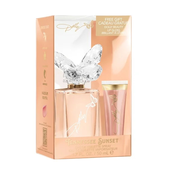 Dolly Parton Tennessee Sunset Eau De Toilette, Perfume for Women, 1.7 fl oz with Full Lip Gloss | Walmart (US)