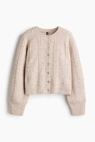 H & M - Cable-Knit Cardigan - Beige | H&M (US + CA)