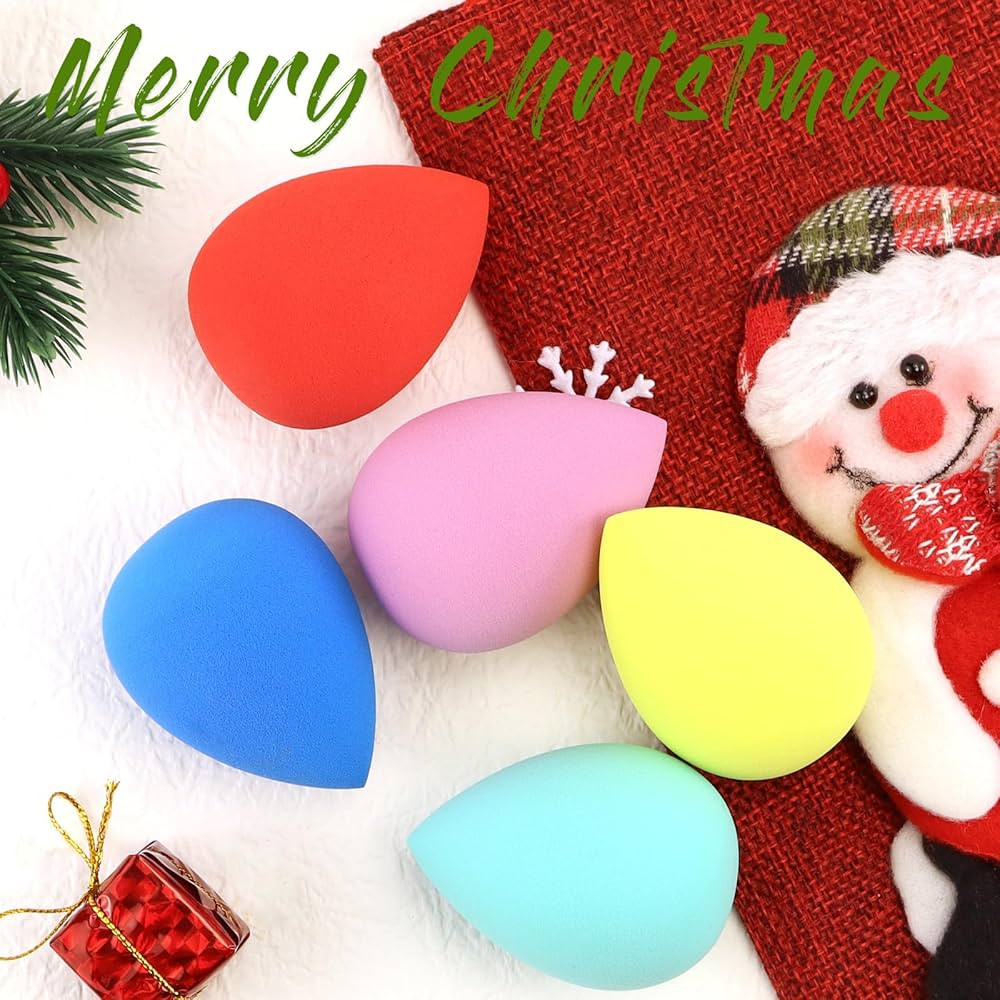 BEAKEY Makeup Sponge 5 Pcs Set, Latex-Free Boun Boun Beauty Sponge for Blending, Makeup Sponges f... | Amazon (US)