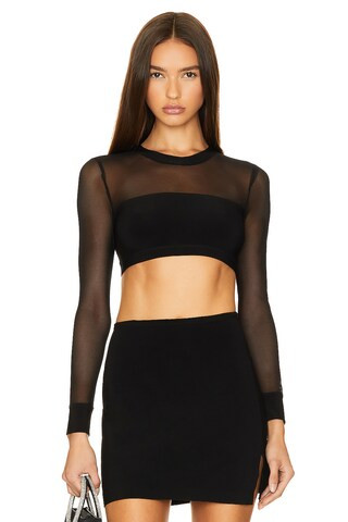 X Revolve Crewneck Banded Midriff Top
                    
                    Norma Kamali | Revolve Clothing (Global)