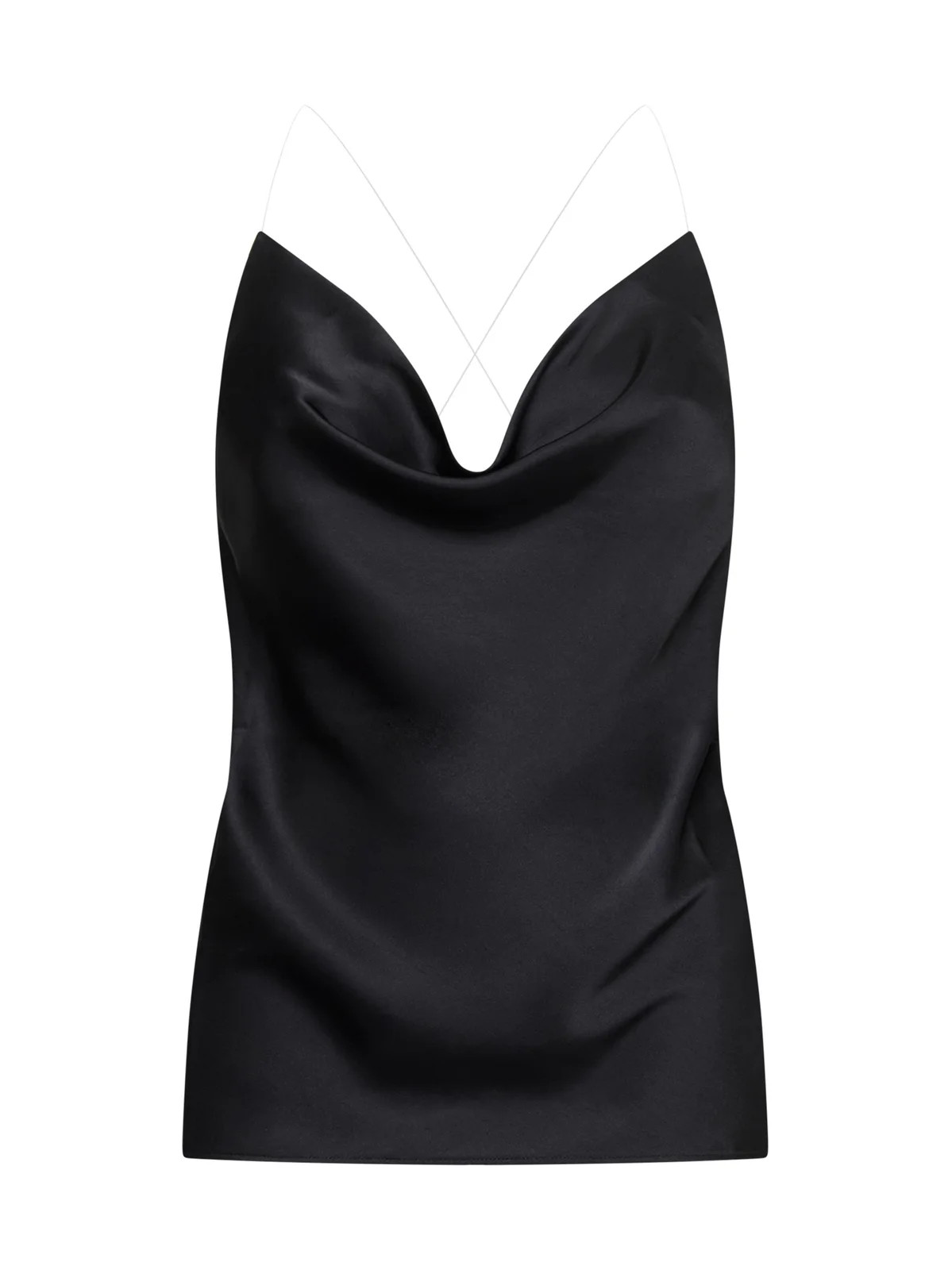 Y/Project Invisible-Strap Satin Top | Cettire Global