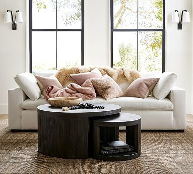 Folsom Round Nesting Coffee Tables | Pottery Barn (US)