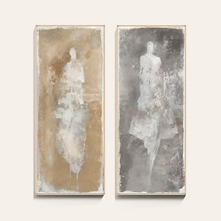 Poems and Metaphors Art by Jacob Lincoln with Textured Finish & Oak Frame | Ballard Designs, Inc.