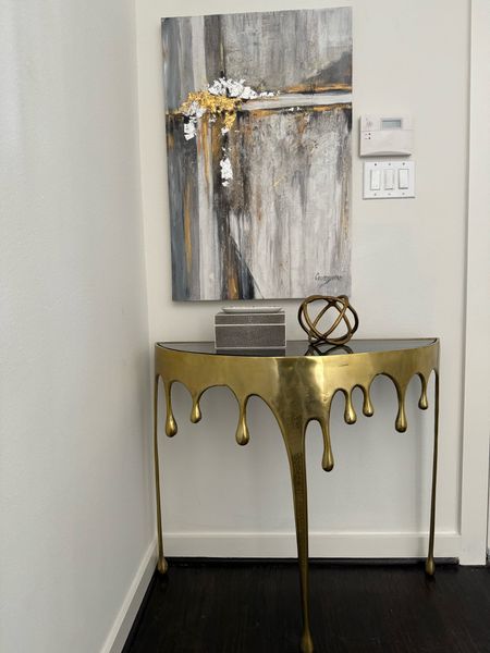 Loving this contemporary entry way table now on sale!! 

#LTKhome