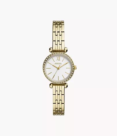 Tillie Mini Three-Hand Gold-Tone Stainless Steel Watch | Fossil (US)