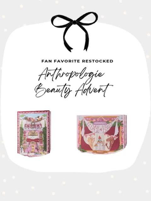 @anthropologie has released their 2 beauty advent calendars! There is a 24 day option and a 12 day option. this sells out every year! Treat yourself!  

 #LTKselfcare #LTKBeauty