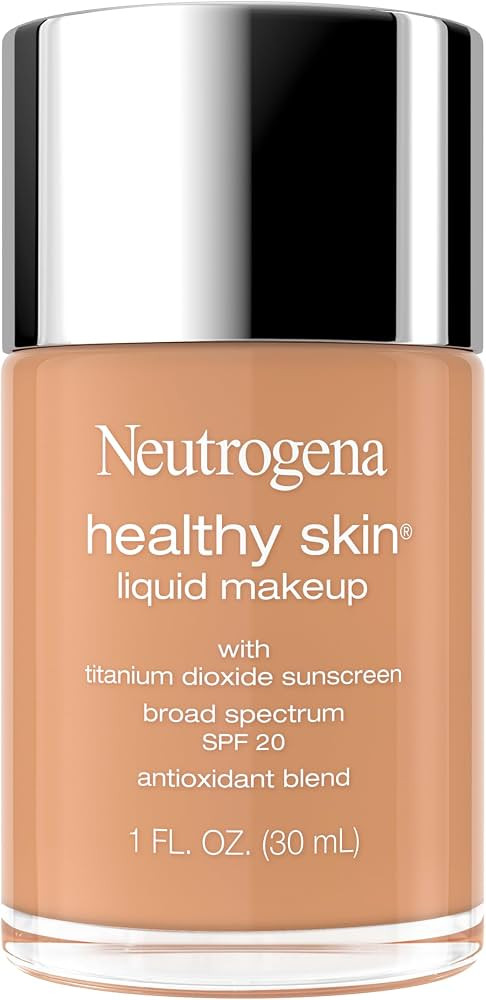 Neutrogena Healthy Skin Liquid Foundation Makeup with Broad Spectrum SPF 20 Sunscreen, Lightweigh... | Amazon (US)