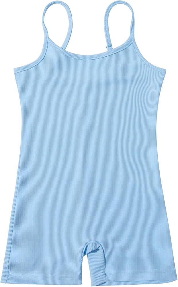 B&GCozy Girls Onepieceoutfit Cute Jumpsuit Yoga Dance Daily Wear Size 6-15 Years Old | Amazon (US)