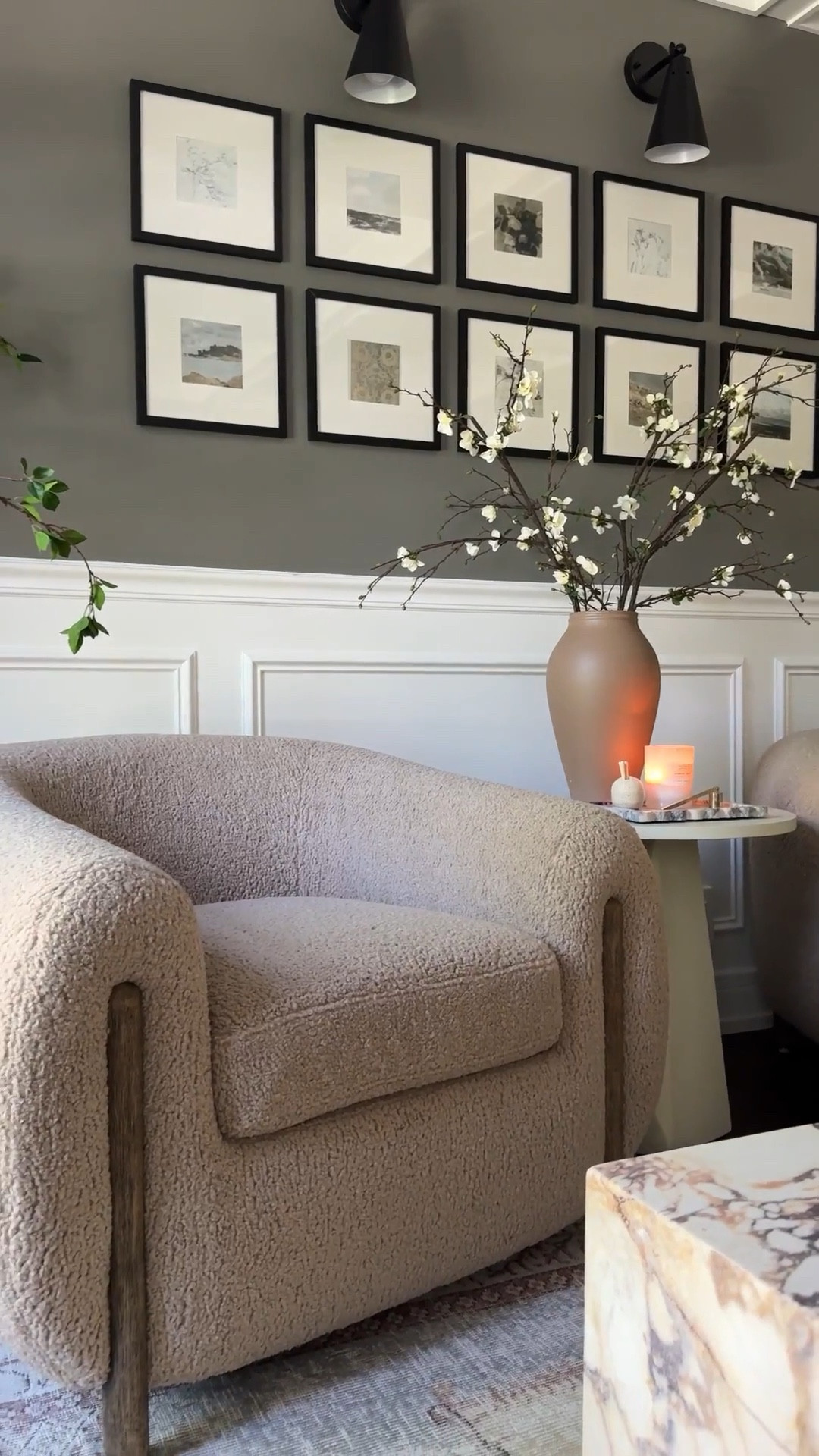 These beautiful teddy lounge chairs and this concrete end table are both on sale right now at Layla Grayce!! Both are 20% off and are such beautiful pieces. 

#LTKStyleTip #LTKHome #LTKSaleAlert