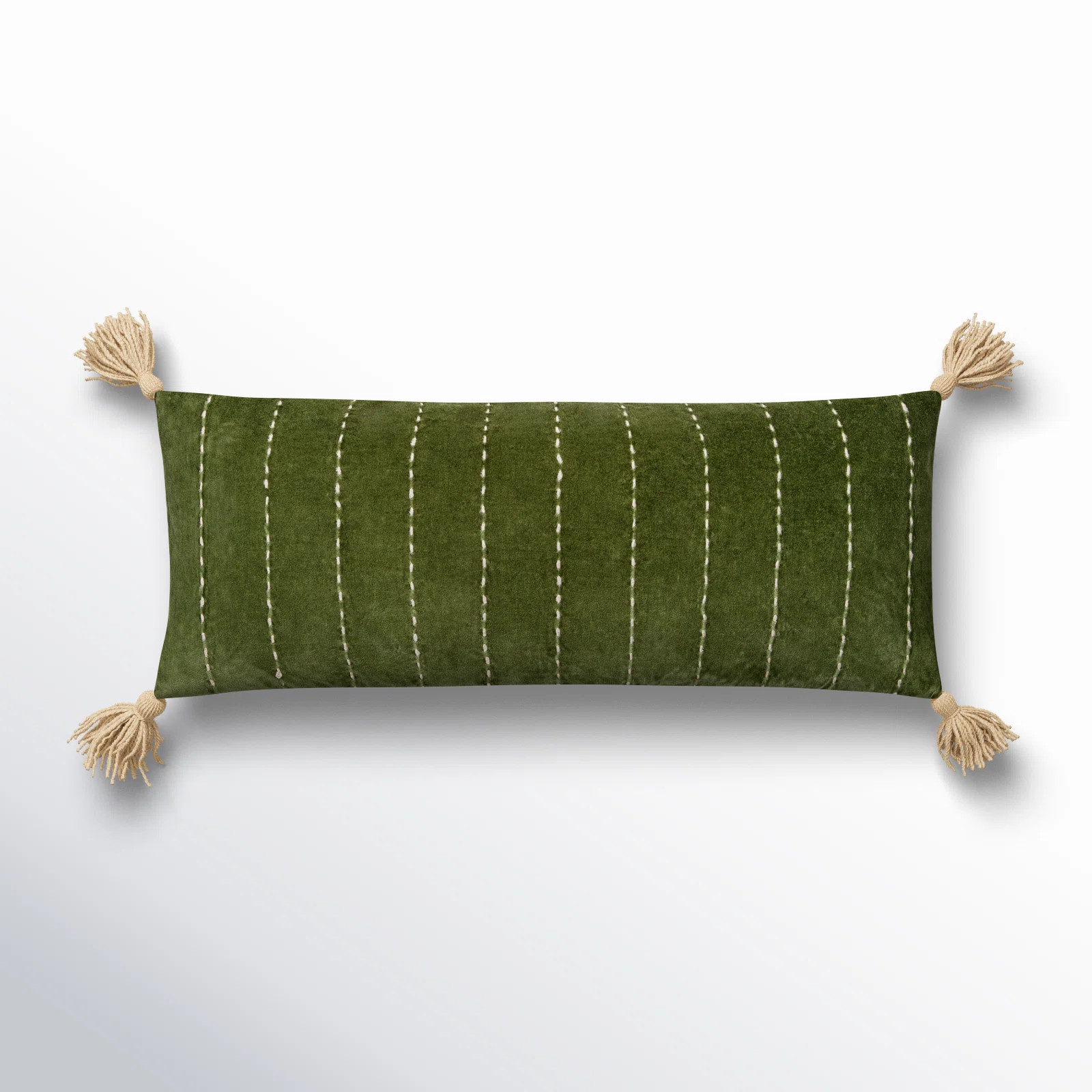 Tassels Reversible Throw Pillow | Wayfair North America