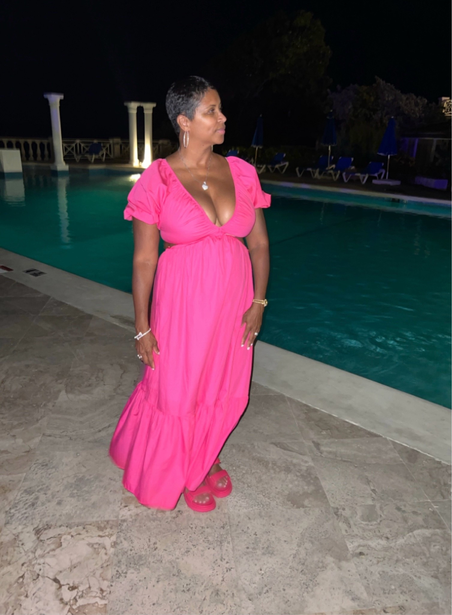 Pretty In Pink Poolside Night Vibes.

#LTKSwim #LTKTravel #LTKSeasonal