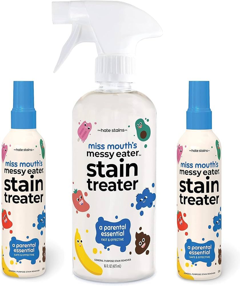 Miss Mouth's Messy Eater Stain Treater - 2 Pack Stain Remover Spray and 16oz Bottle | Amazon (US)