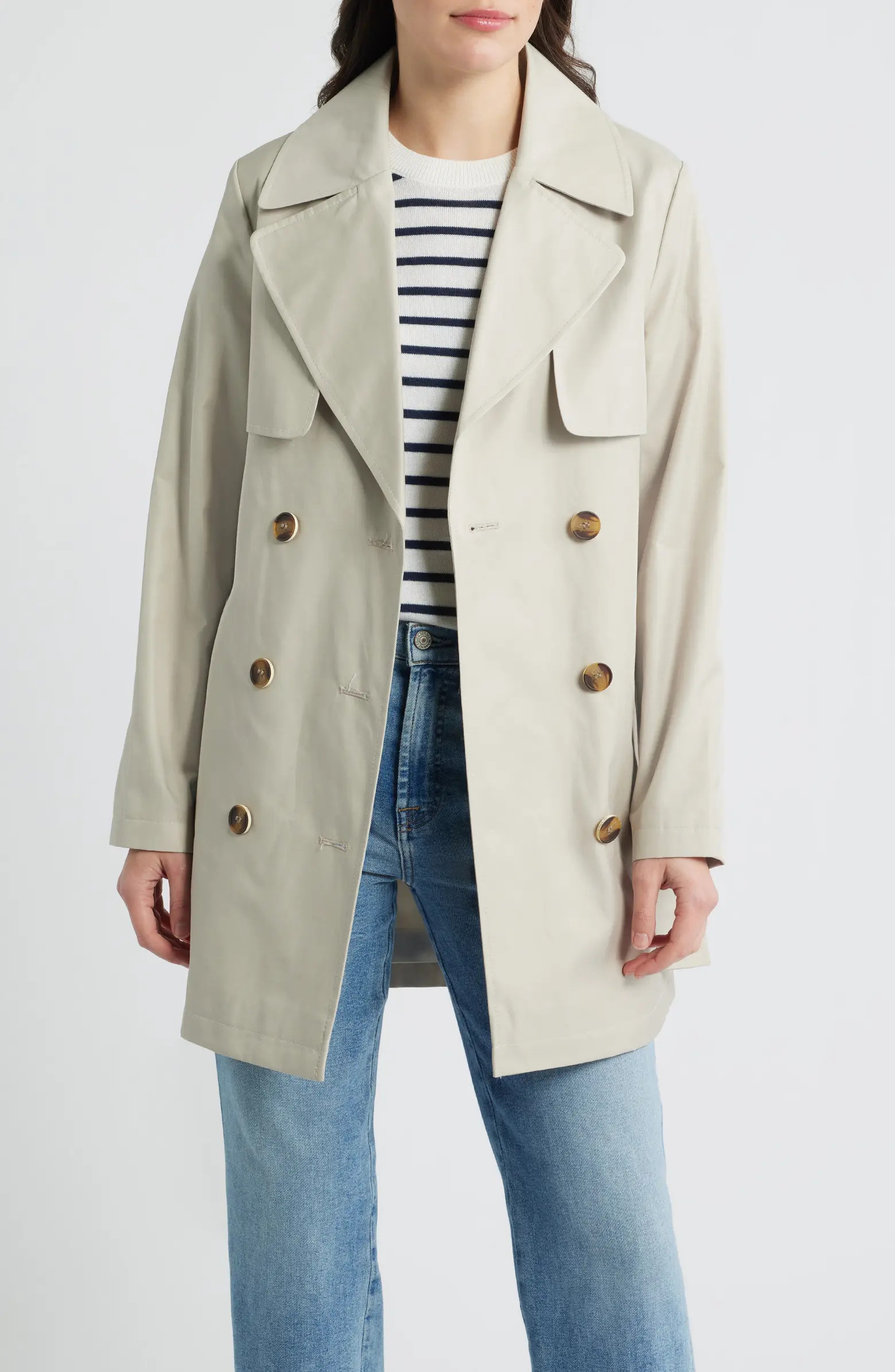 Water Resistant Cotton Blend Trench Coat | Nordstrom