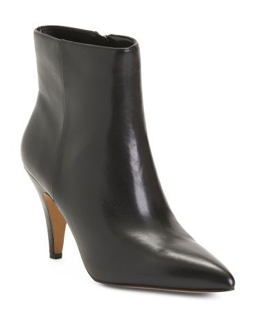Leather Pointy Toe Ankle Booties | The Leather Shop | T.J.Maxx | TJ Maxx