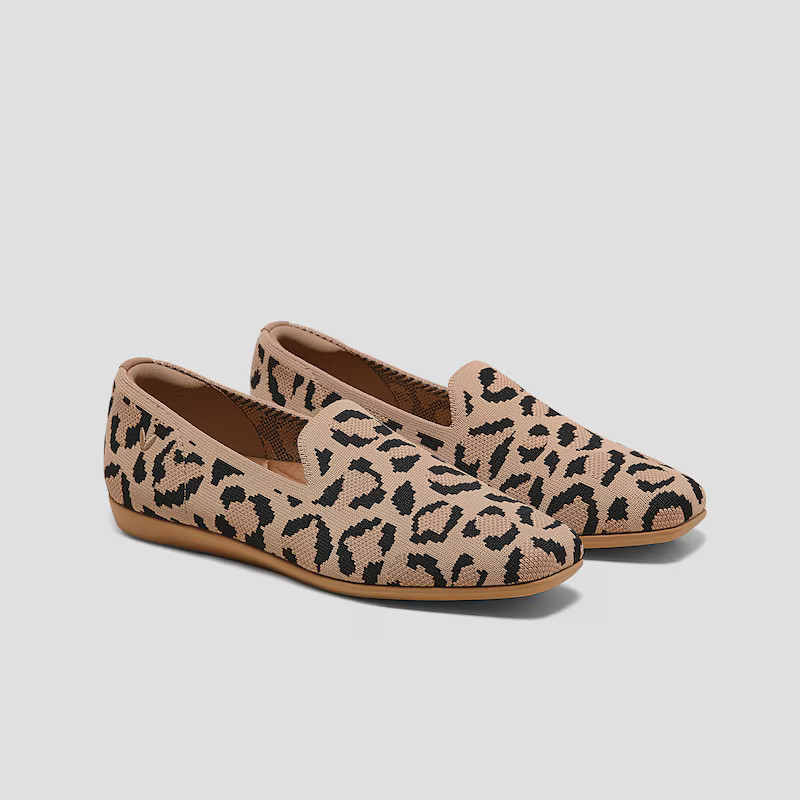 Water-Repellent Square-Toe Loafers (Samantha Walker) | VIVAIA