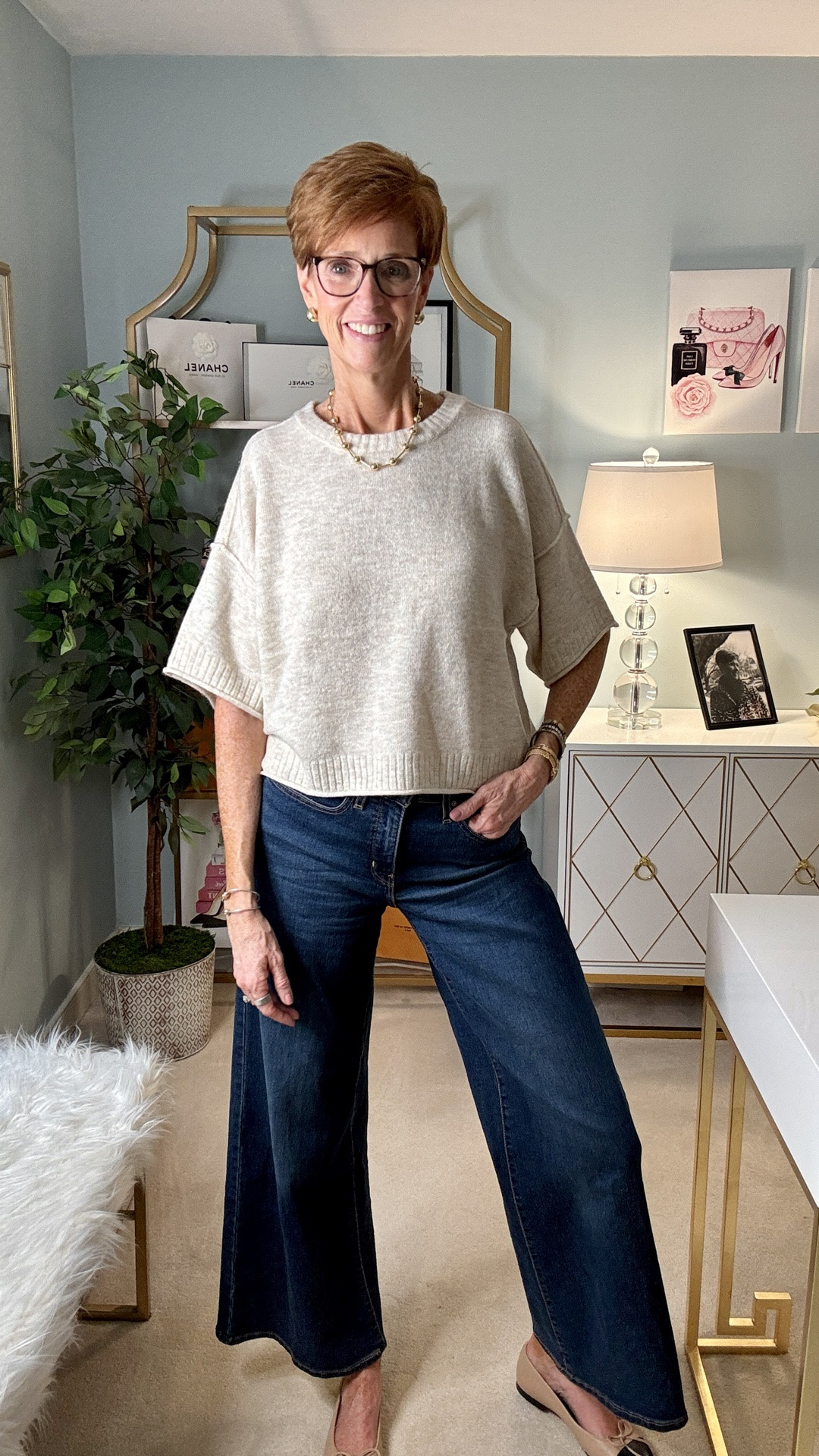 New in for fall from Macy’s
Sweater small
Jeans 30

#LTKootd #LTKOver40 #LTKTall