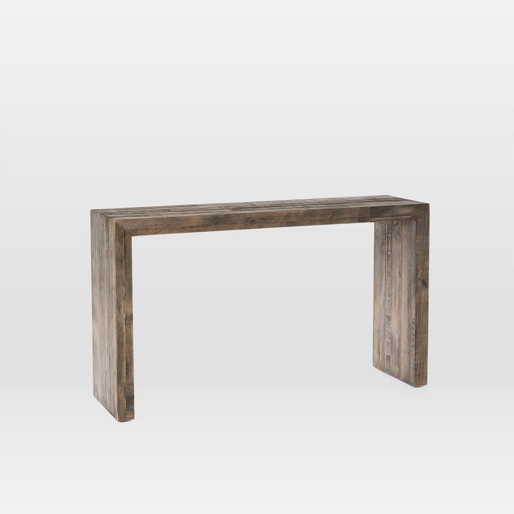 Emmerson&amp;#174; Reclaimed Wood Console, Stone Gray | West Elm (US)