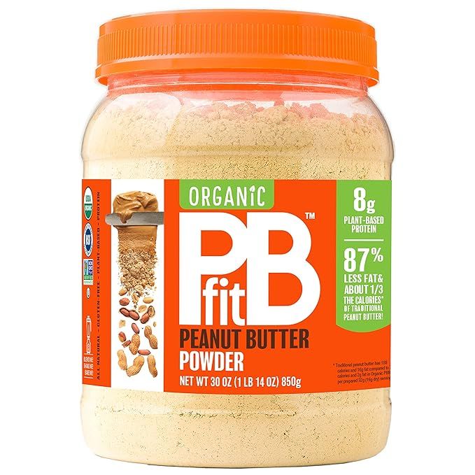 PBfit All-Natural Organic Peanut Butter Powder, Powdered Peanut Spread from Real Roasted Pressed ... | Amazon (US)