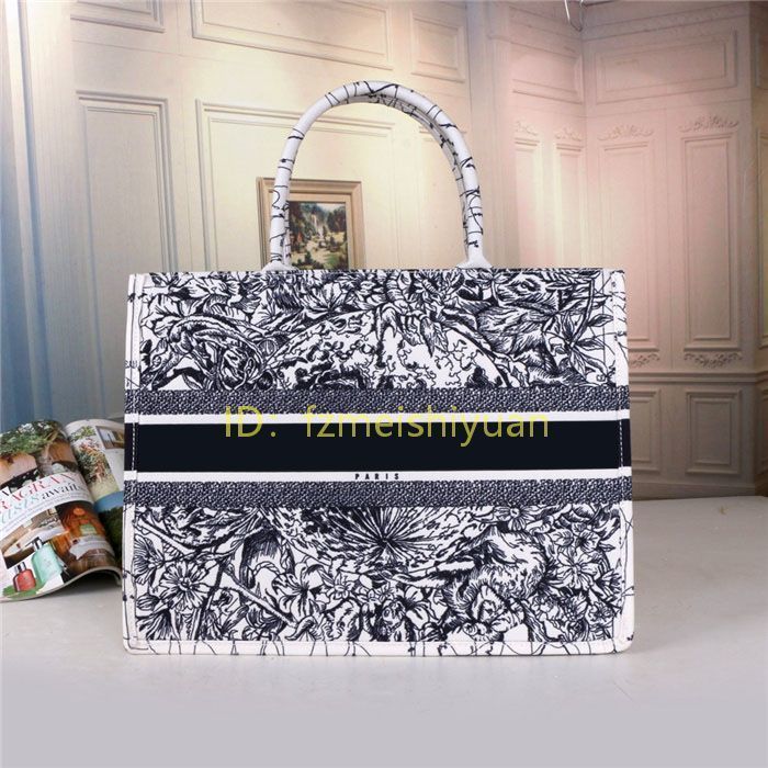 Wholesale Women's Book Tote Bag Street Trend Large Capacity Pattern Embroidery Handbag Printing S... | DHGate