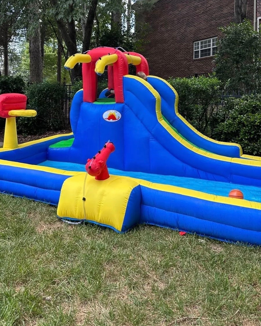 Beat the heat with this inflatable water park! It was a massive hit with my son and the rest of the family. Highly recommend adding this to your summer lineup!

outdoor activities, water slides, water play, family time, backyard water park, summer vibes, summer birthday party, mom picks

#LTKKids #LTKSwim