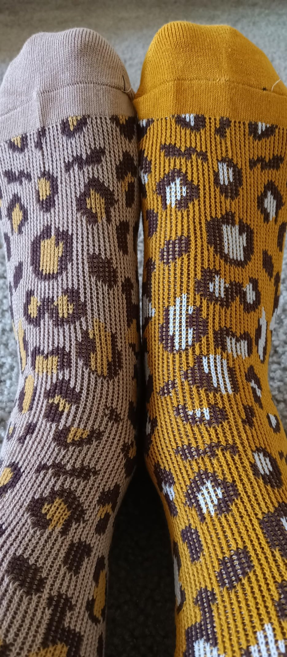 IIG 3-5 Pairs Womens Vintage Cozy Crew Socks Soft Cute Neutral Cotton Socks Exquisite Patterns So... | Amazon (US)