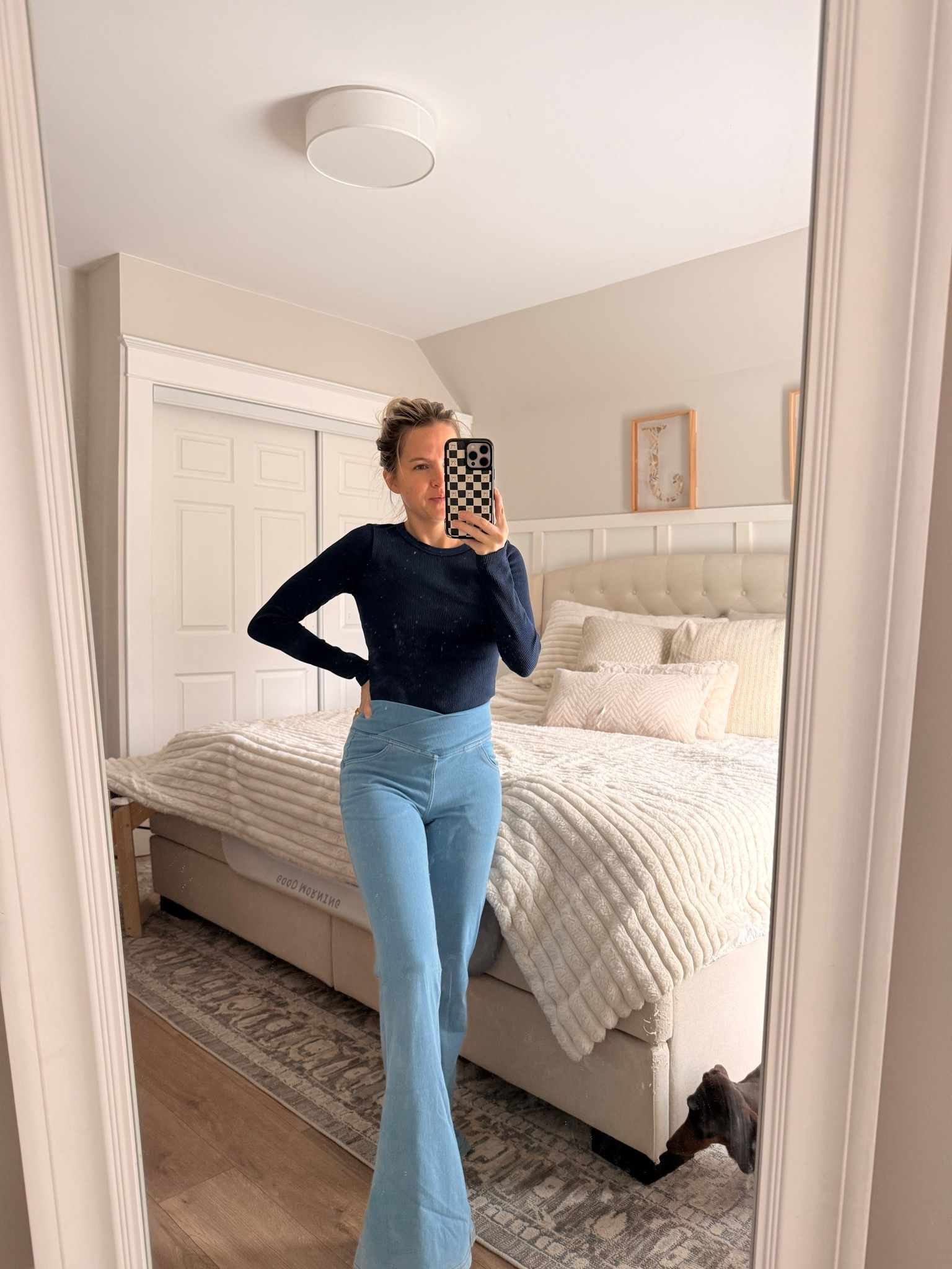 Love a good high waisted bell bottom jean



#LTKstyletip #LTKjeans #LTKcanada