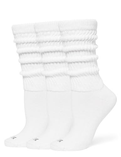 HUE Women's Slouch Socks, Slouchy Socks for Women (3-Pack) | Amazon (US)