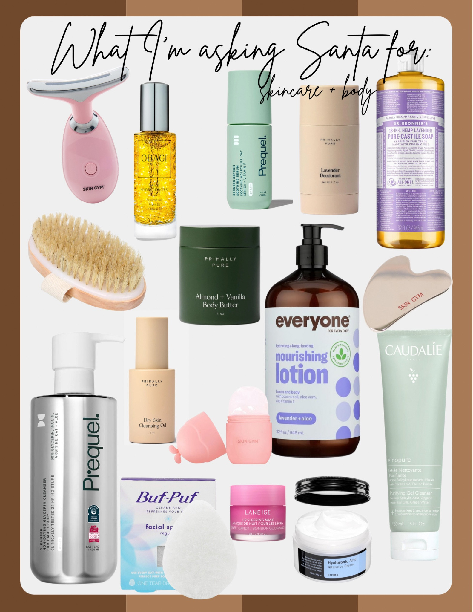 This year, I’m asking Santa for the best of stocking stuffers…skincare for the face and the body!!! From tools to serums, you can’t go wrong. These are all in my current rotation right now! 

#LTKBeauty #LTKHoliday #LTKGiftGuide