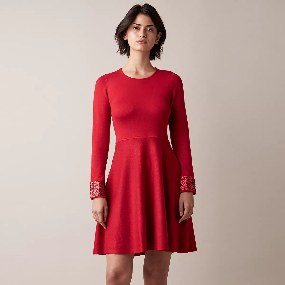 Women's JW Jason Wu Fit & Flare Sweater Dress | Kohl's