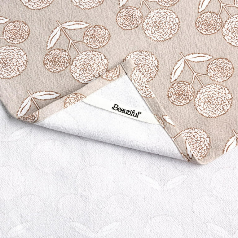 Beautiful 4-Piece Kitchen Towel Set, Brown | Walmart (US)