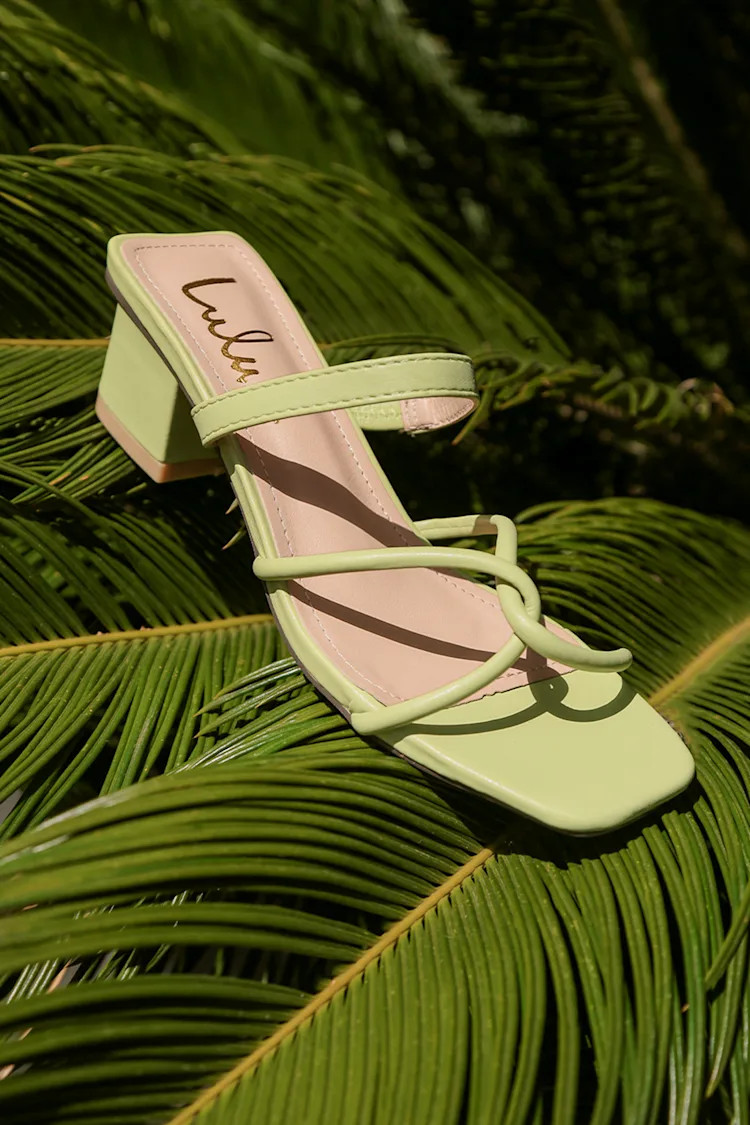 Leylia Green High Heel Sandals | Lulus (US)