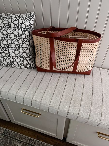 Woven cane and leather tote from Target!! Perfect pool or beach bag.

#LTKStyleTip #LTKFindsUnder50 #LTKSeasonal