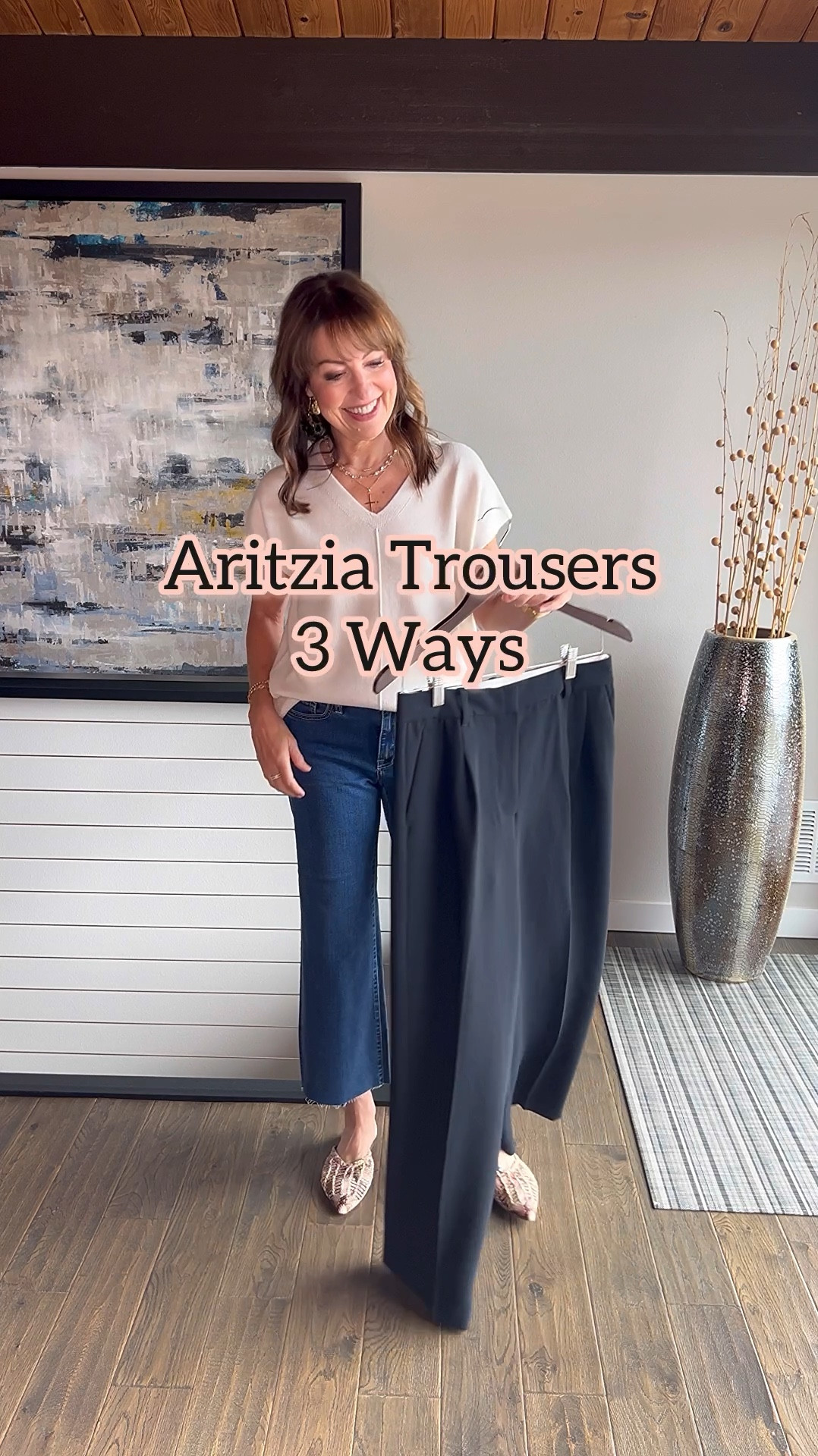 I’m not usually a trouser girl, but I found a pair I really love! I’m more likely to wear them if I can dress them down, but they can easily be dressed up for work or going out! Do you like to wear trousers? I need to wear them more instead of constantly reaching for my jeans! 
HOW TO SHOP:🛍️
-Comment “links” for outfit links sent to your inbox! 
-Click the link in our bio to shop our LTK shop or from our website!
-Links will be in our stories!

Aritzia trousers, Effortless Pant, trousers, workwear, Free People, quilted jacket, denim jacket, graphic tee, sweat vest, Kohl’s, ballet flats, sneakers 

#LTKStyleTip #LTKOver40 #LTKWorkwear