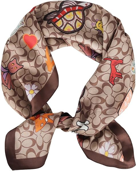EXTREE Fashion Silky Satin Headscarf for Women Girls: Exquisite Pattern Lightweight Silk Graceful... | Amazon (US)