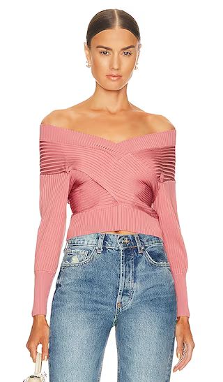 Nika Sweater in Soft Pink | Revolve Clothing (Global)