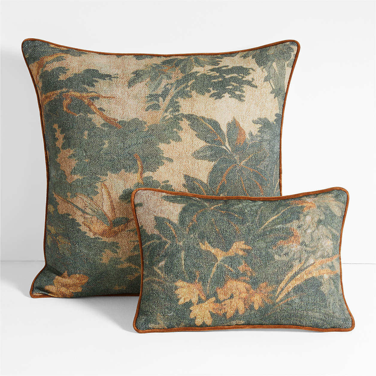 Harrow 18"x12" Throw Pillow Cover by Jake Arnold | Crate & Barrel | Crate & Barrel