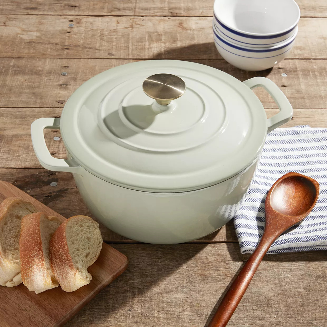 Mingle & Co. 5-qt. Enameled Cast Iron Dutch Oven | Kohl's