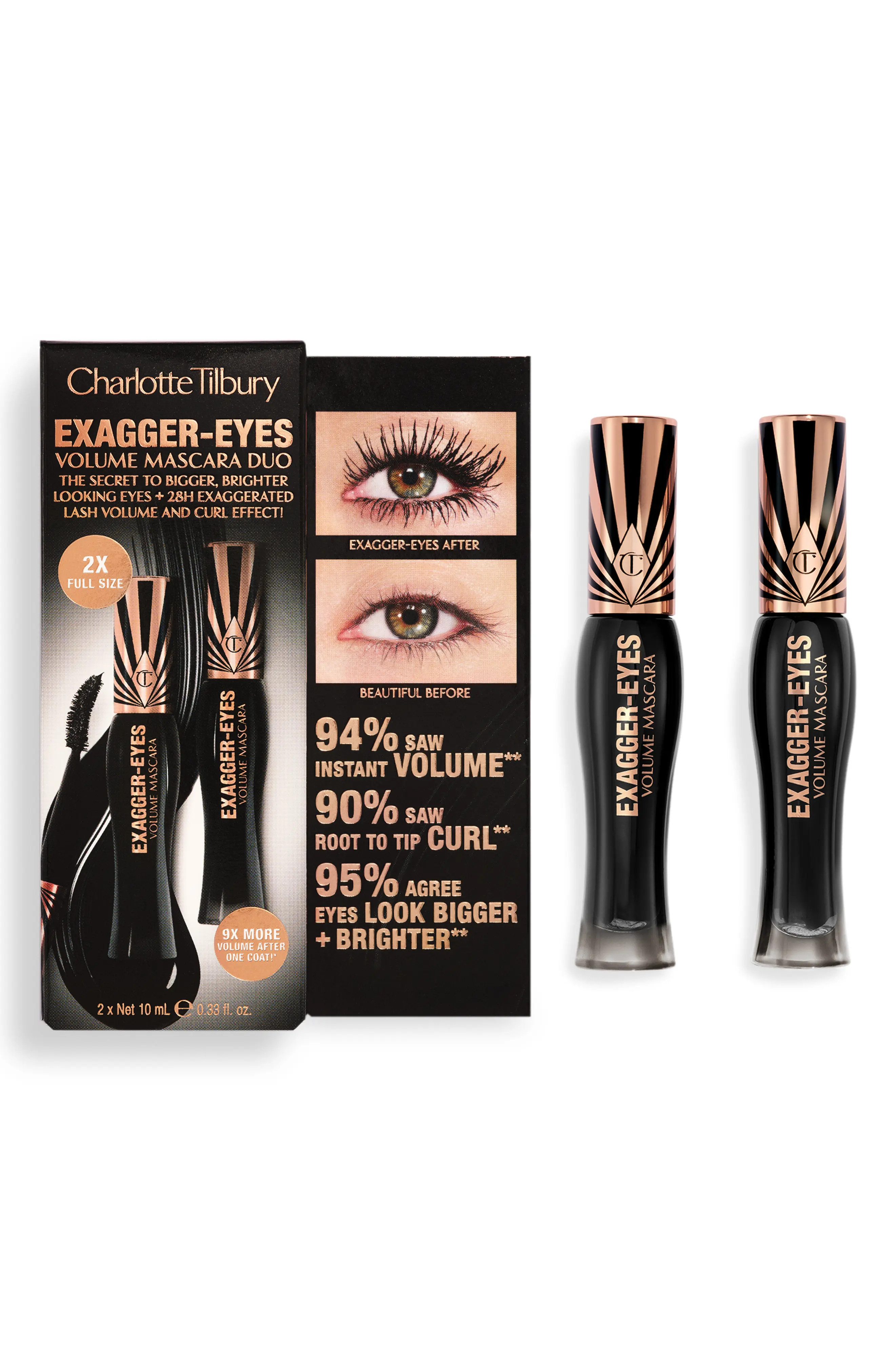 Exagger-Eyes Volume Mascara Duo $58 Value (Women) | Nordstrom | Nordstrom
