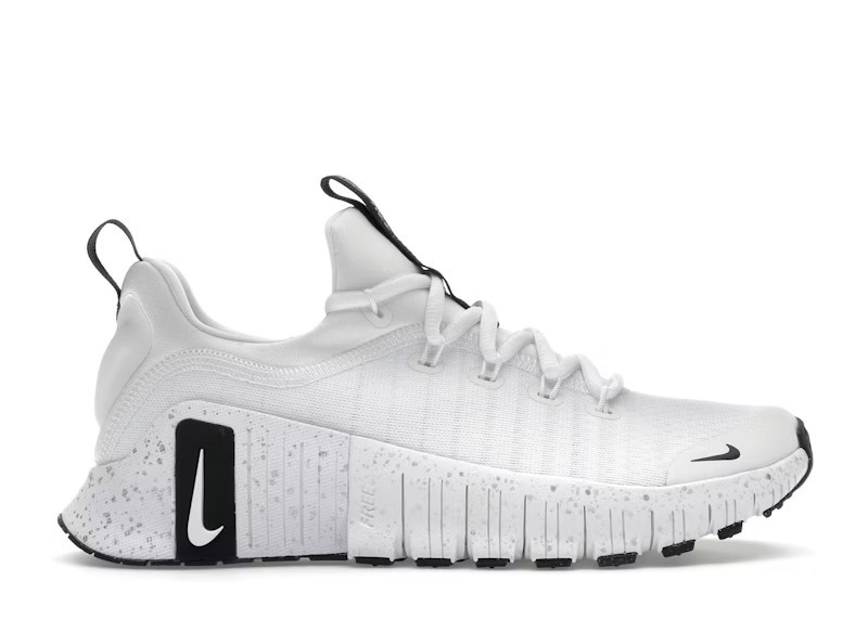 Nike Free Metcon 6 Black (Women's) Sneakers in White/Metallic Silver/Light Smoke Grey | StockX