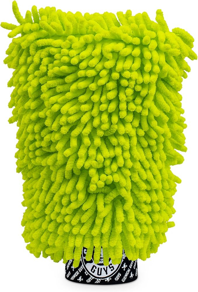 Chemical Guys MIC493 Chenille Premium Scratch-Free Microfiber Wash Mitt, Lime Green, 9.6" x 2.3" ... | Amazon (US)