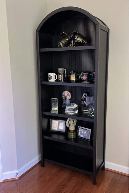 Grooved Wood Arch Bookcase - Hearth & Hand with Magnolia

Look for less, designer inspired, target, target finds, home decor, office storage, office shelf, home furniture, wood