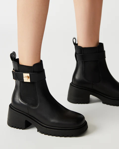 GATES BLACK LEATHER | Steve Madden (US)