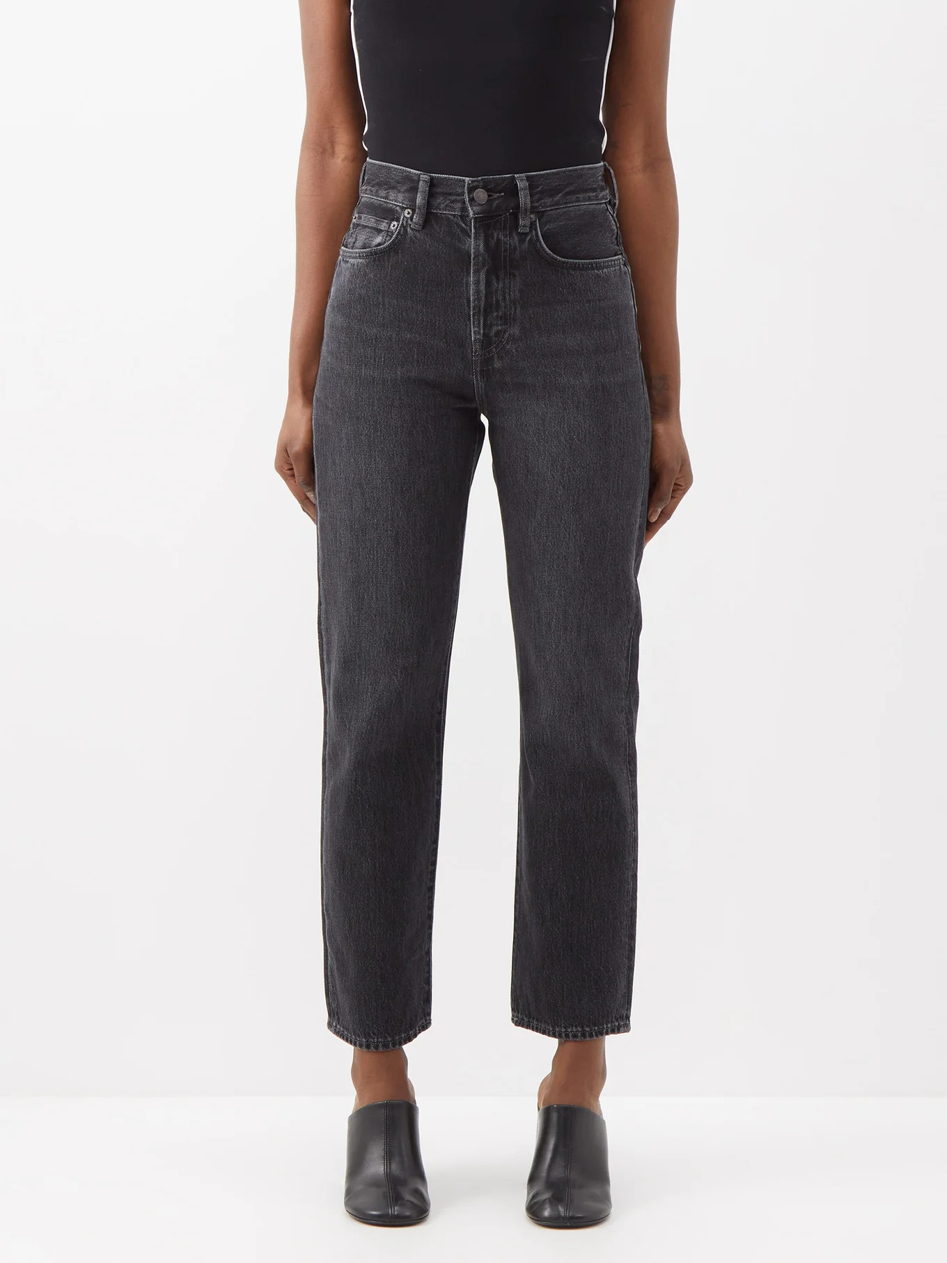 Mece high-rise cropped straight-leg jeans | Acne Studios | Matches (UK)