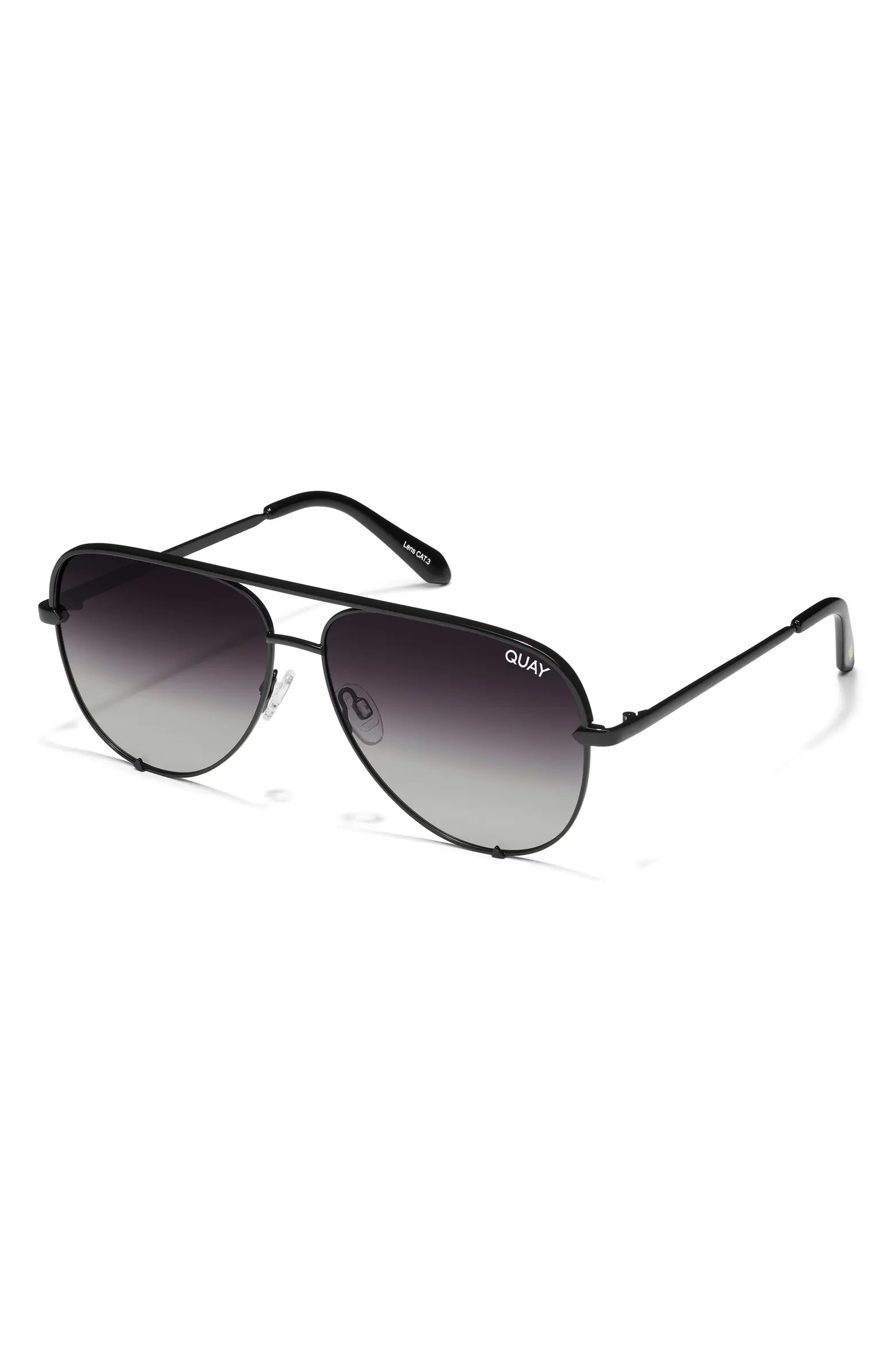 Quay Australia High Key 50mm Micro Aviator Polarized Sunglasses | Nordstromrack | Nordstrom Rack