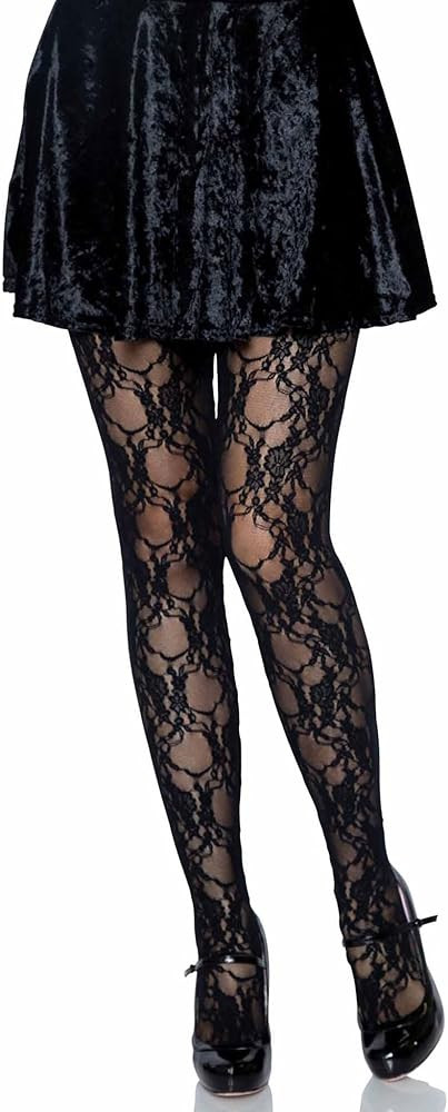 Leg Avenue womens Vintage Fishnet Lace Tights | Amazon (US)