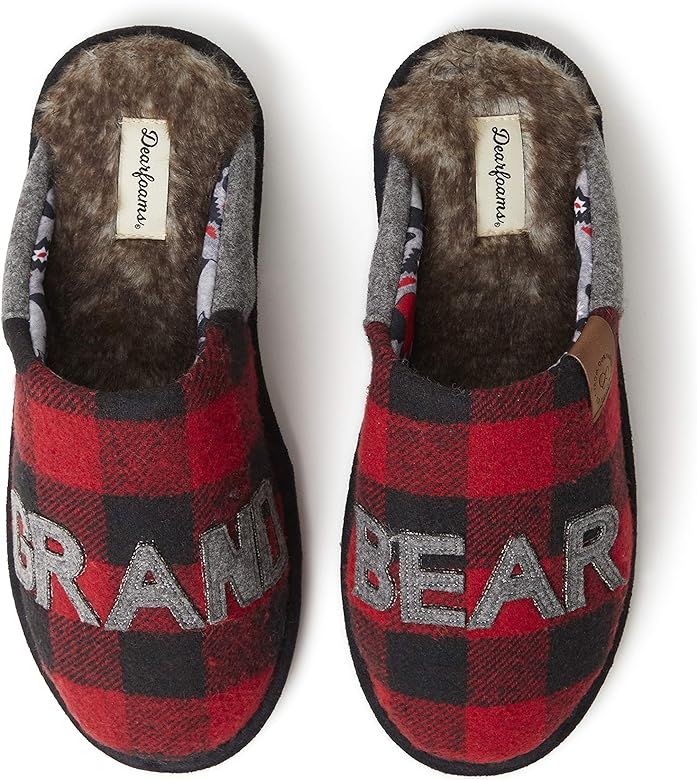 Dearfoams Unisex-Adult Grand Bear Slipper | Amazon (US)