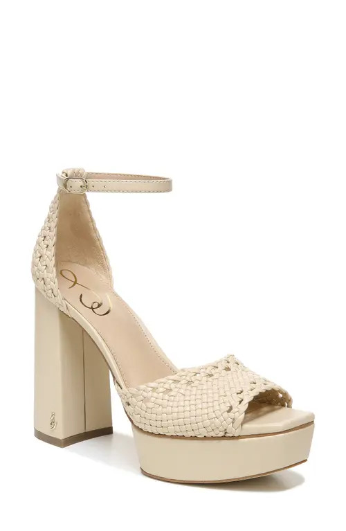 Sam Edelman Nattie Platform Sandal in Summer Sand at Nordstrom, Size 10 | Nordstrom